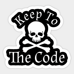 Pirate t-shirt designs Sticker